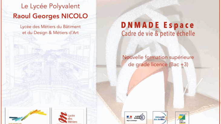 Bannière de présentation des DNMADE