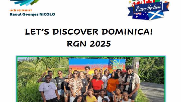 banniere du fichier PDF " Let's Discover Dominica "