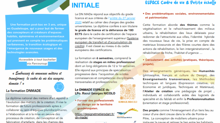 Image de mise avant DNMADE